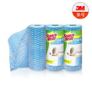 3M 스카치브라이트 빨아쓰는 다목적 롤행주 40매 X 3팩