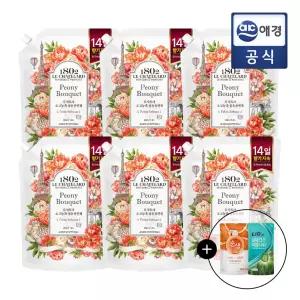 [르샤트라1802]르샤트라 생화향기 고농축 섬유유연제 피오니부케 1.6L x 6개