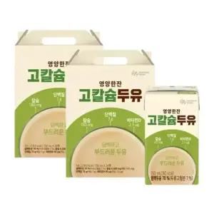 대상웰라이프 뉴케어 영양한잔 고칼슘 두유 식이섬유 비타민D 150ml x 48팩