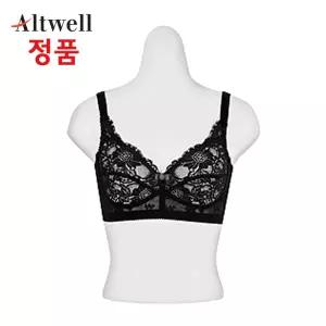 앨트웰 누벨마리 블랙브라 노와이어 브래지어 여성 보정속옷