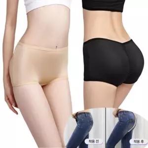 [하프클럽/옷자락]여자 편한 힙업패드 엉뽕 사계절 보정속옷 사각 팬티
