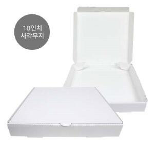 무지 피자박스-10인치(사각) 100개