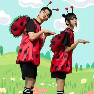 무당벌레 슈트 반티 학교 체육대회 졸사컨셉 반티셔츠 수학여행 졸업사진