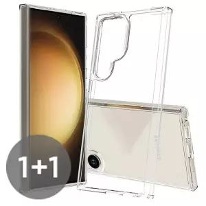 퍼펙트아머 투명 TPU+아크릴 케이스 2개묶음 S26 25 24 23 아이폰 갤럭시 Z플립 폴드 범퍼 핸드폰 케이스