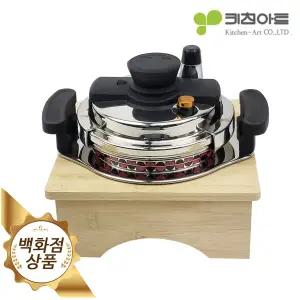 [롯데백화점]키친아트 키친아트 이지 IH 통3중 간편 원터치 초고압 압력솥 5중안전 누룽지 가마솥