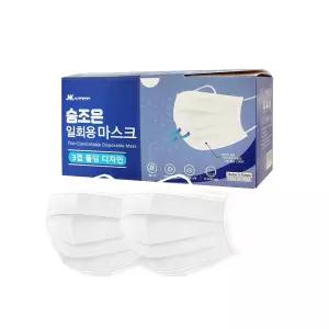 대한민국생산 숨조은 덴탈 마스크 대형 50매입 3중필터 덴탈 비말차단 3D입체공학구조 뛰어난통기성