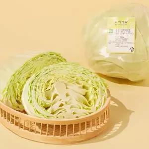 친환경 양배추/통 (800g이상)