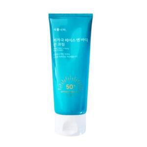 식물나라 저자극 페이스 앤 바디 선 크림 150mL 선크림 x3SET (AD)
