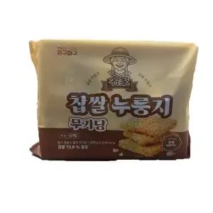 와구마구 명가 찹쌀누룽지칩 무가당 288g 4개