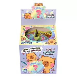 32개 조선문방구 안녕 카피바라 랜덤 입체지우개 1박스