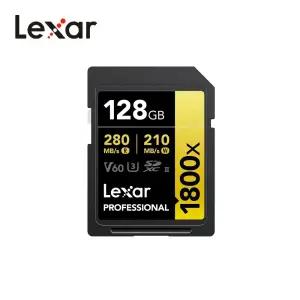 렉사 프로패셔널 1800X SD 메모리카드Lexar Professional 1800x SDXC UHS-II 128GB