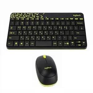 로지텍 미니 무선 키보드 마우스 세트 MK240 NANO (정품) (블랙) 한글
