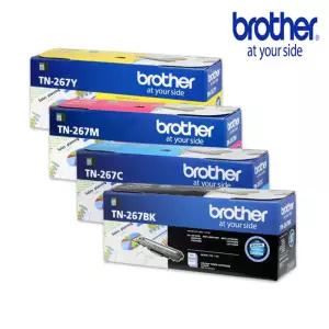 브라더 정품토너 TN-267 BK C M Y 4색 세트 / HL-L3210CW MFC-L3750CDW DCP-L3551CDW 용 TN267