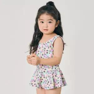 [아레나][아레나수영복]에리얼 아동 레저 원피스 A4BG1GU32MLT