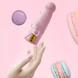초미니 UPF 50+ 마카롱 암막 양산 우산 초경량 양우산 케이스 증정 자외선 차단