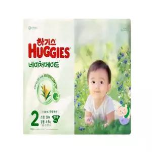 하기스 2025 네이처메이드밴드 2단계 소형 공용 58매x2팩