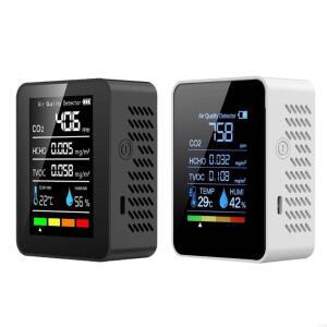 미세먼지측정기 in 공기질 모니터 실내 습도 모니터 온도 CO2 TVoc 테스터
