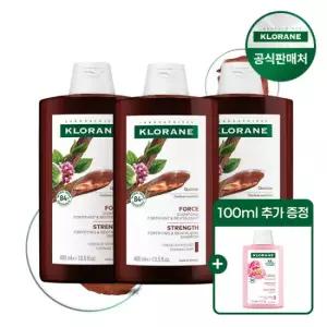 퀴닌 에델바이스 샴푸 400ml 3개+피오니 샴푸 100ml 증정