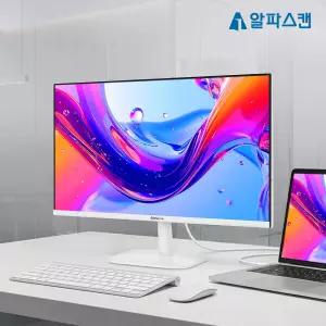 알파스캔 2726UC 4K UHD USB-C 화이트 보더리스 IPS 시력보호 HDR 무결점