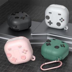 삼성 갤럭시 버즈 코어/FE/라이브/2/2 ro/2 귀엽고 재미있는 게임 플레이어 디자인 실리콘 보호 케이스 갤