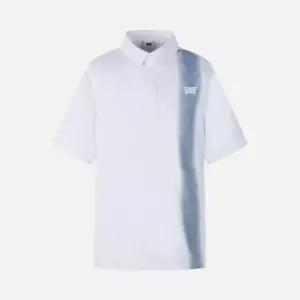 PXG골프반팔티 GQT PIACM2229-01 남성 여름 카라 블록 원 포인트 카라 티셔츠