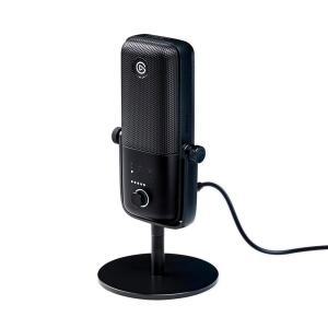 엘가토 웨이브:3 스트리밍, 팟캐스트, 게임 및 홈 오피스용 프리미엄 스튜디오 품질 USB 콘덴서 마이크, 믹서 소프트웨어, 사운드 이펙트 플러그인, 왜곡 방지, 플러그 u2019n 플레이, Mac, PC용