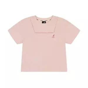 [캉골키즈](강남점)아일렛 포인트 티셔츠 SB 2127 핑크 (ASBCRT21270PK)