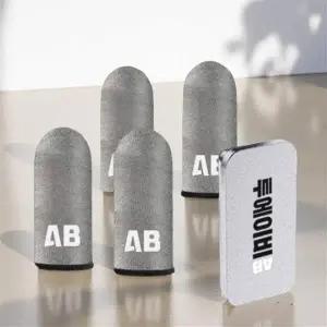 배그 골무 게이밍 터치용 손가락 스마트폰 플레이 그레이 4p