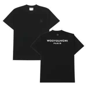 우영미 백로고 남성 반팔티셔츠 W261TS07708B
