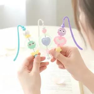 5인용 DIY 비즈 책갈피 만들기 파츠 믹스 세트 북마크 독서아이템 꾸미기 부자재 학교 단체 취미 체험 활동 봄이오나봄 키트