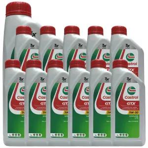 캐스트롤 GTX SQ 5W30 풀신세틱 1L x 12개 1박스 12L 가솔린 LPG 전용 100% 합성 엔진오일 (3X클린 더블 액션 포뮬러 적용 SQ GF7 힐릭스 저격 제품)