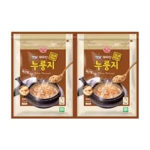오뚜기 옛날 구수한 끓여먹는 누룽지 2개