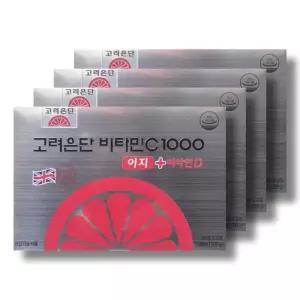 고려은단 비타민C 1000 이지 + 비타민D 600mg 180정 4박스 /wb