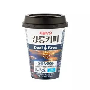 [서울우유][T] 냉장 서울우유 강릉커피 더블샷 라떼 250mlx10개