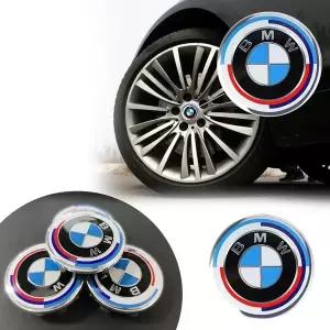 자동차휠캡 4개입 60mm 개조 차량 휠 허브 센터 커버는 BMW 호환 타이어 센터의 직경 커버 부품