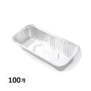 KR리빙 국내생산 은박 파운드케이스 100개 팬 제빵틀 파운드몰드 중 200mm x 90mm x 40mm (두께70)