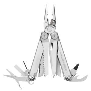 레더맨, 웨이브+, 18-in-1 풀사이즈, DIY, 가정, 정원, 야외 또는 일상용 휴대용(EDC), 스테인리스 스틸