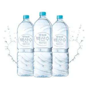 백산수 생수 무라벨 2리터 x 18병 생수 물 음료