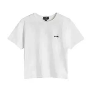 26SS 아페쎄 VPC 로고 화이트 여성 크롭 반팔 티셔츠 COHBQ F26390 TAE