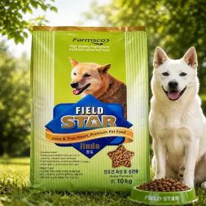팜스코 필드스타 진도 중대형견 진돗개 대용량 개사료 20kg (10kg x 2개)
