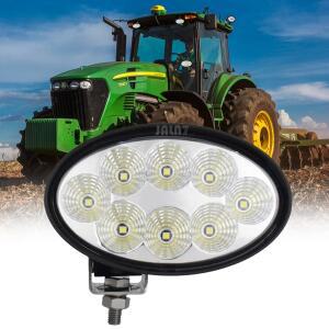 JALN7 6인치 타원형 LED 트랙터 작업등 24V 플러드 12 디어 40W 클리어