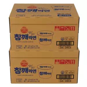 오뚜기 참깨라면 큰컵 110g 24개