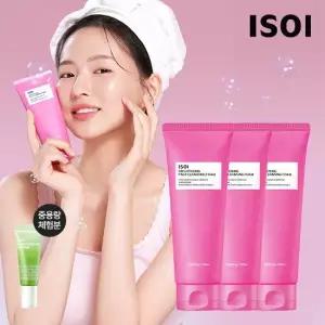 아이소이 브라이트닝 팩 클렌징 폼 125mlx3개+모이스춰닥터 장수진)크림10ml