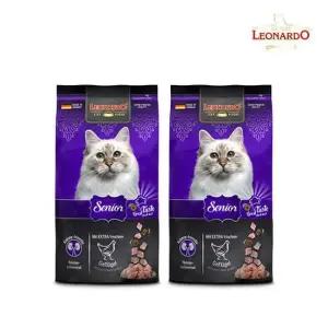 [텐바이텐]레오나르도 고양이사료 시니어 1.8kg 2팩