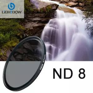Lightdow 렌즈 필터 ND8 49mm 52 55 58 62 67 72 77 Nikon Sony Pentax Canon 카메라 용