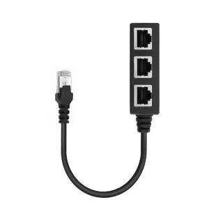 RJ45 이더넷 케이블 분배기 네트워크 어댑터 1-3 적합한 슈퍼 LAN 커넥터 Cat 6