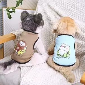 애견 반팔 티셔츠 민소매 고양이 반려동물 강아지 반팔 티셔츠 여름