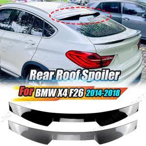 BMW X4 F26 2014-2018용 차량 리어 트렁크 중앙 고정 스플리터 루프 스포일러 립 테일 윙 바디 키트 튜닝
