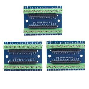 HiLetgo 3pcs 나노 V3.0 3.0 컨트롤러 터미널 어댑터 확장 보드 아두이노 마노 AVR ATMEGA328P용 IO 실드 간단한 확장판
