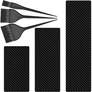 염색 보드 컬러 브러시 세트6Pcs 발라야지 옴브레 레이스 하이라이트 에어터치 살롱 전문가 및 가정용 전문 헤어 도구용